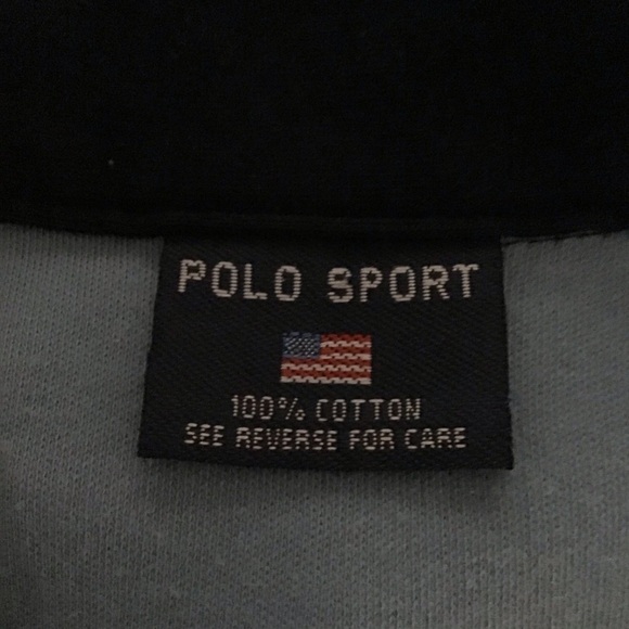 Ralph Lauren Polo Sport Shirt Men’s Large Vintage Blue All Cotton Soft Knit - Picture 4 of 16
